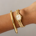 Vintage Citizen Square Exceed Gold Watch