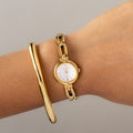 Vintage Citizen Cletia Round Gold Watch