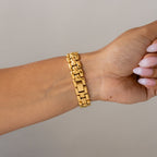 Vintage Ungaro Sunset Rectangular Gold Watch