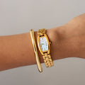 Vintage Ungaro Sunset Rectangular Gold Watch
