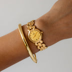 Vintage Raymond Weil Swiss Bubble Gold Watch