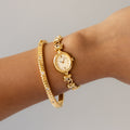 Vintage Citizen Oval Diamond Filigree Gold Watch
