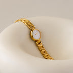 Vintage Orient Round Ribbon Link Bold Watch