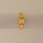 Vintage Marie Claire Square Link Gold Watch