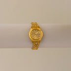 Vintage Citizen Round Bold Gold Watch