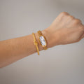 Vintage YSL Elongated Oval Gold Watch