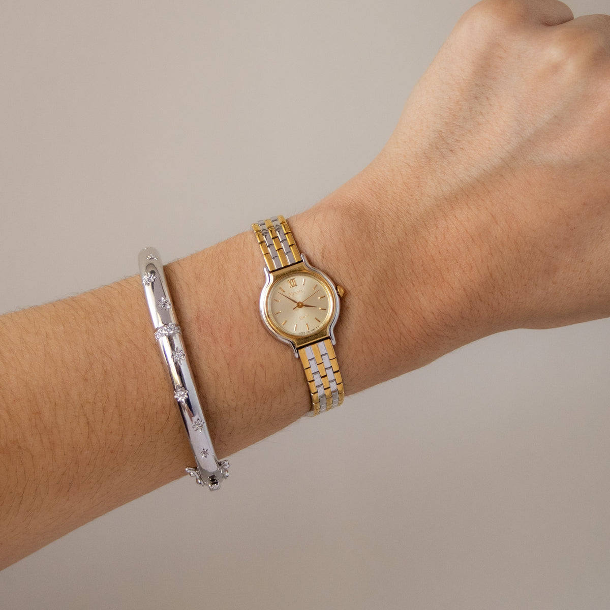 Vintage Plenary Round Two Tone Watch
