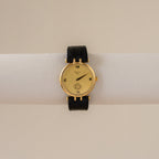 Vintage Christian Dior Swiss Ornate Gold Watch