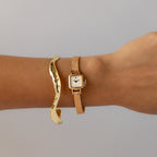Vintage Rosemont Swiss Square Gold Watch