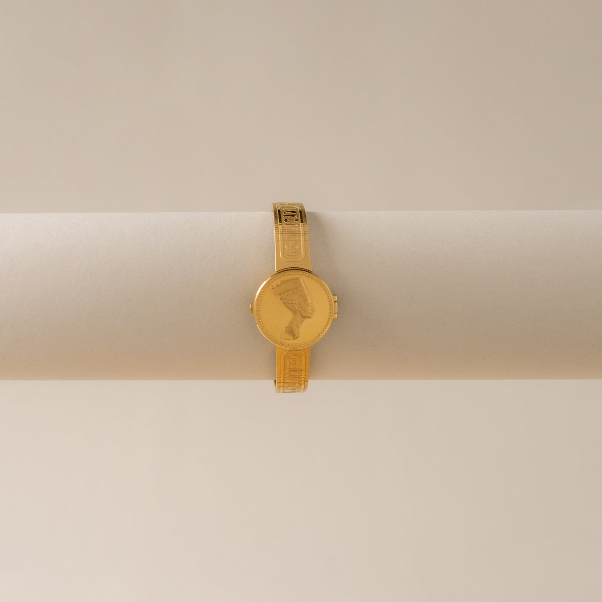 Vintage Seiko Egyptian Locket Gold Watch