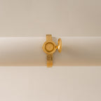 Vintage Seiko Egyptian Locket Gold Watch