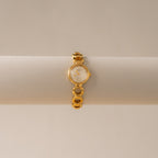 Vintage Seiko Round Open Hearts Gold Watch