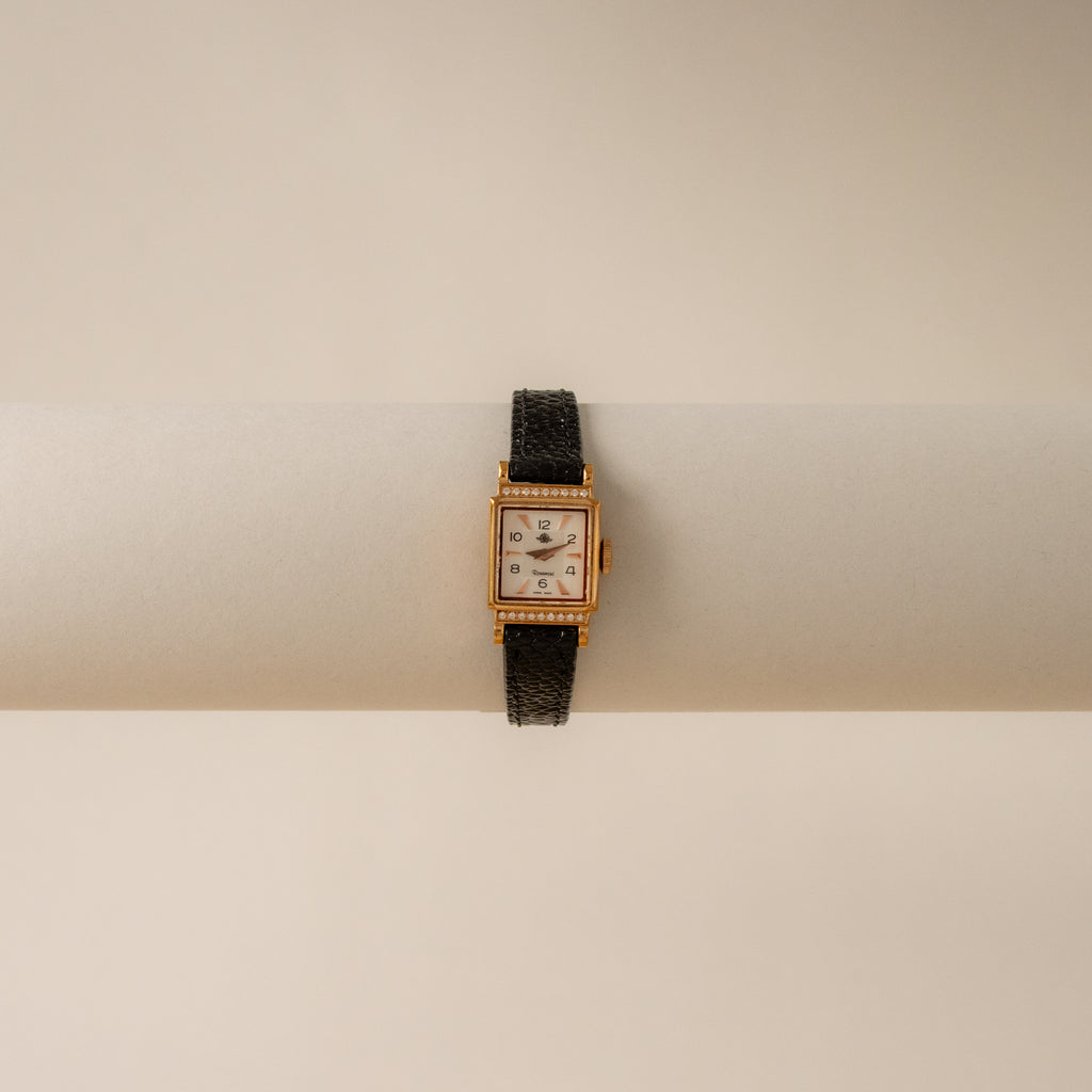Vintage Rosemont Square Rose Gold Watch