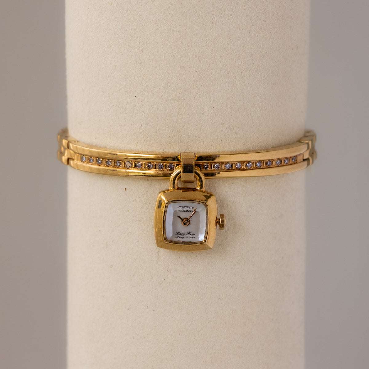Vintage Orient Square Lock Gold Watch