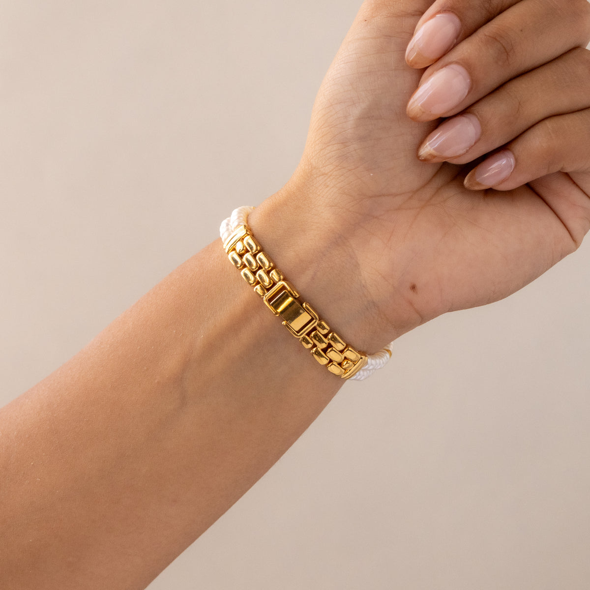 Vintage Norma Jeane Pearl Gold Watch