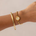 Vintage Dana Pave Rope Gold Watch