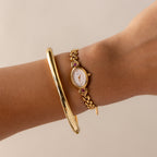 Vintage Citizen Ruby Hearts Gold Watch