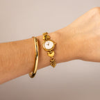 Vintage Citizen Heart Chainlink Gold Watch