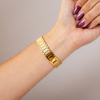 Vintage Jun Ashida Round Gold Watch