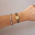 Vintage Seiko Creo Black & Gold Watch