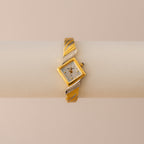 Vintage Valentino Moradei Pearl Diamond Two Tone Watch