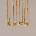 Bubble Letter Jewelry Set