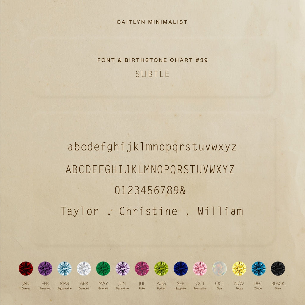 Mini Name Birthstone Bracelet