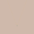 Solid Gold Classic Lab-Grown Diamond Prong Solitaire Necklace
