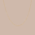 Solid Gold Layering Chain Necklace