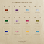 Staggered Baguette Birthstone Huggies