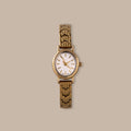 Montre ovale fine en or 18 carats