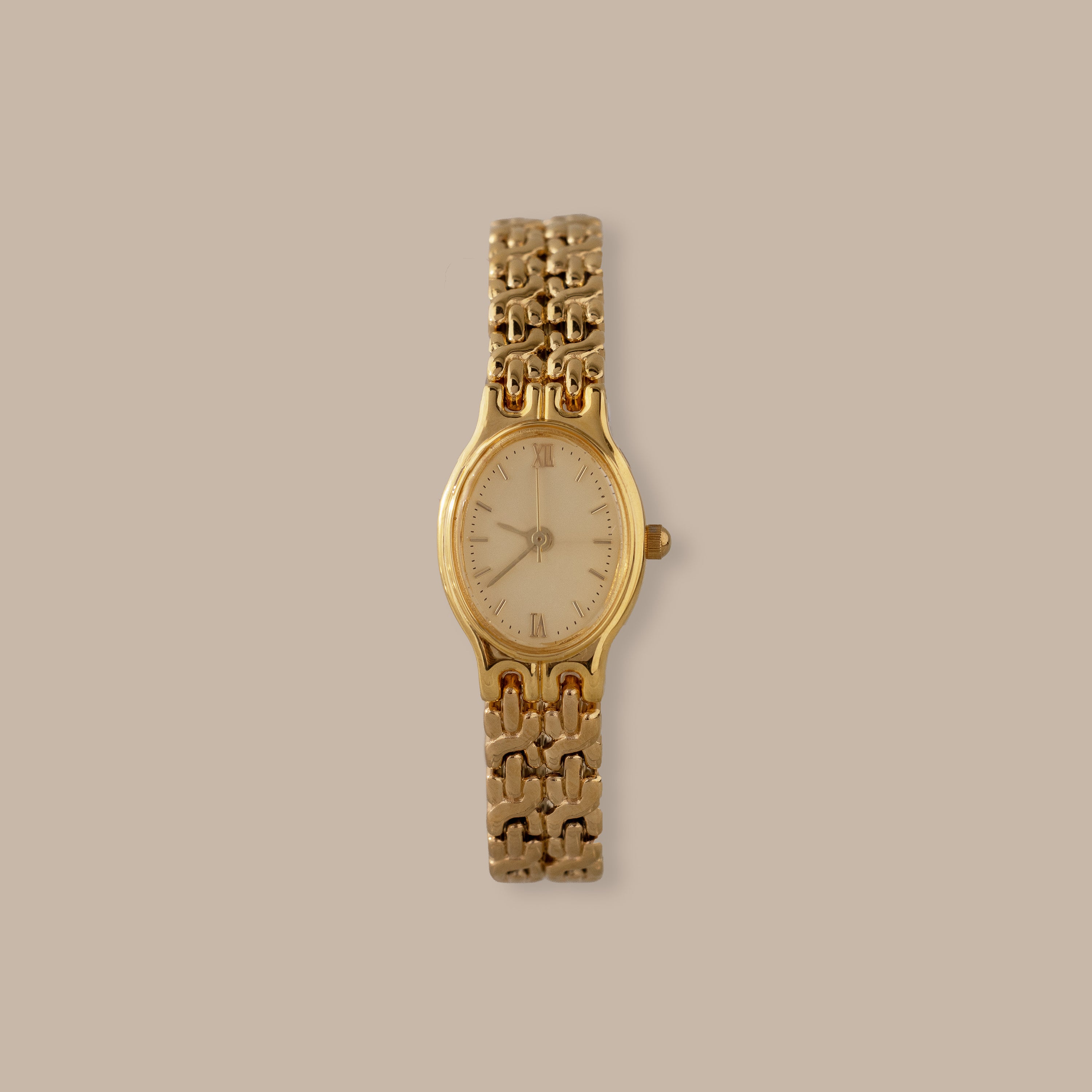 Oval Duo Link Timepiece