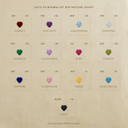 Heart Birthstone Necklace