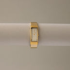 Vintage YSL Slim Rectangular Gold Watch