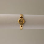 Vintage Via Brera Round Gold Watch