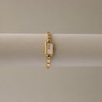 Vintage Katharine Hamnett Rectangular Gold Watch