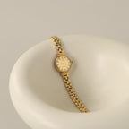 Vintage Hanae Mori Round Gold Watch
