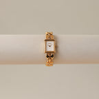 Vintage Gucci Swiss Square Link Gold Watch