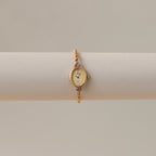Vintage Christian Bernard Aquamarine Gold Watch