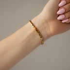 Vintage Katharine Hamnett Rectangular Gold Watch