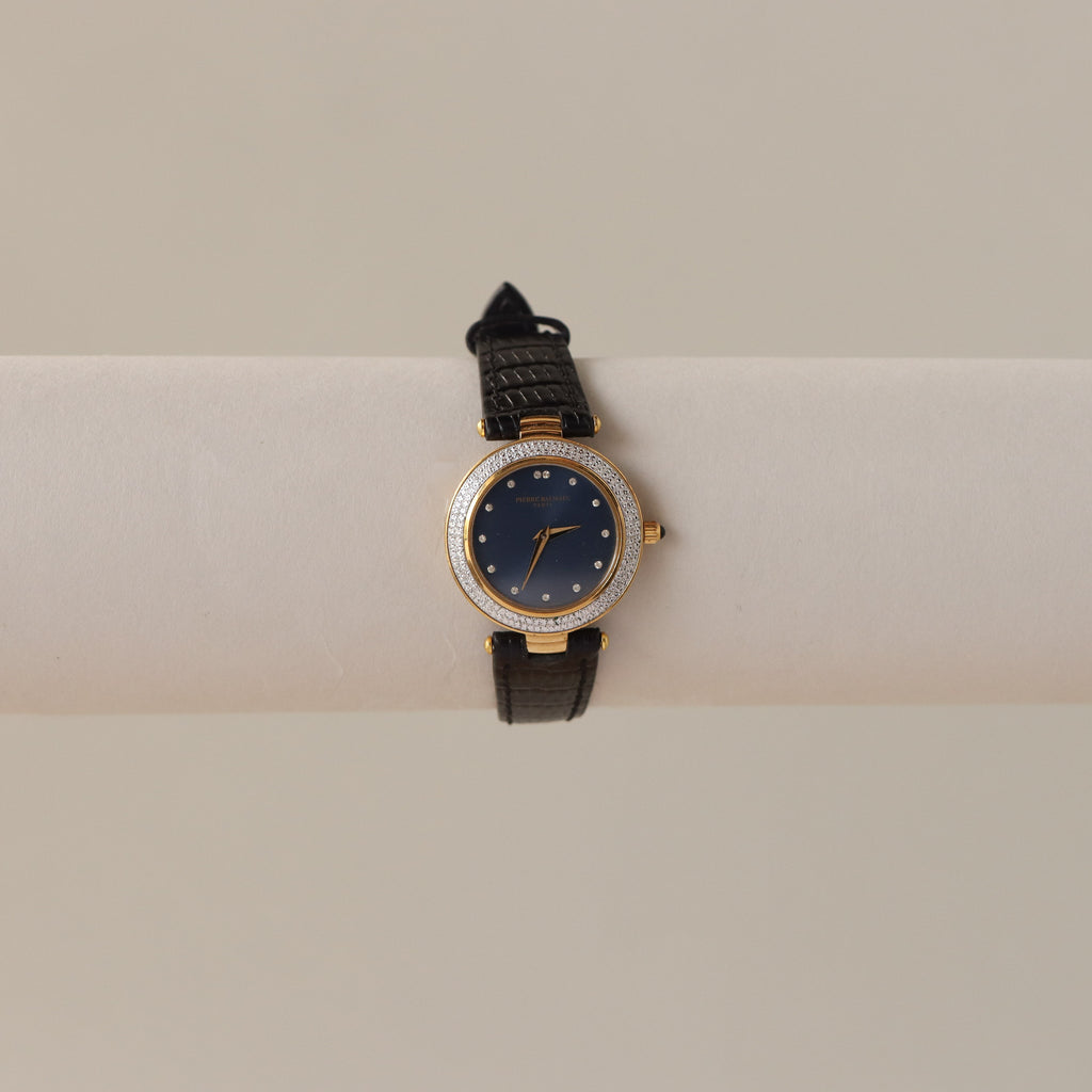 Vintage Pierre Balmain Swiss Ocean Gold Watch