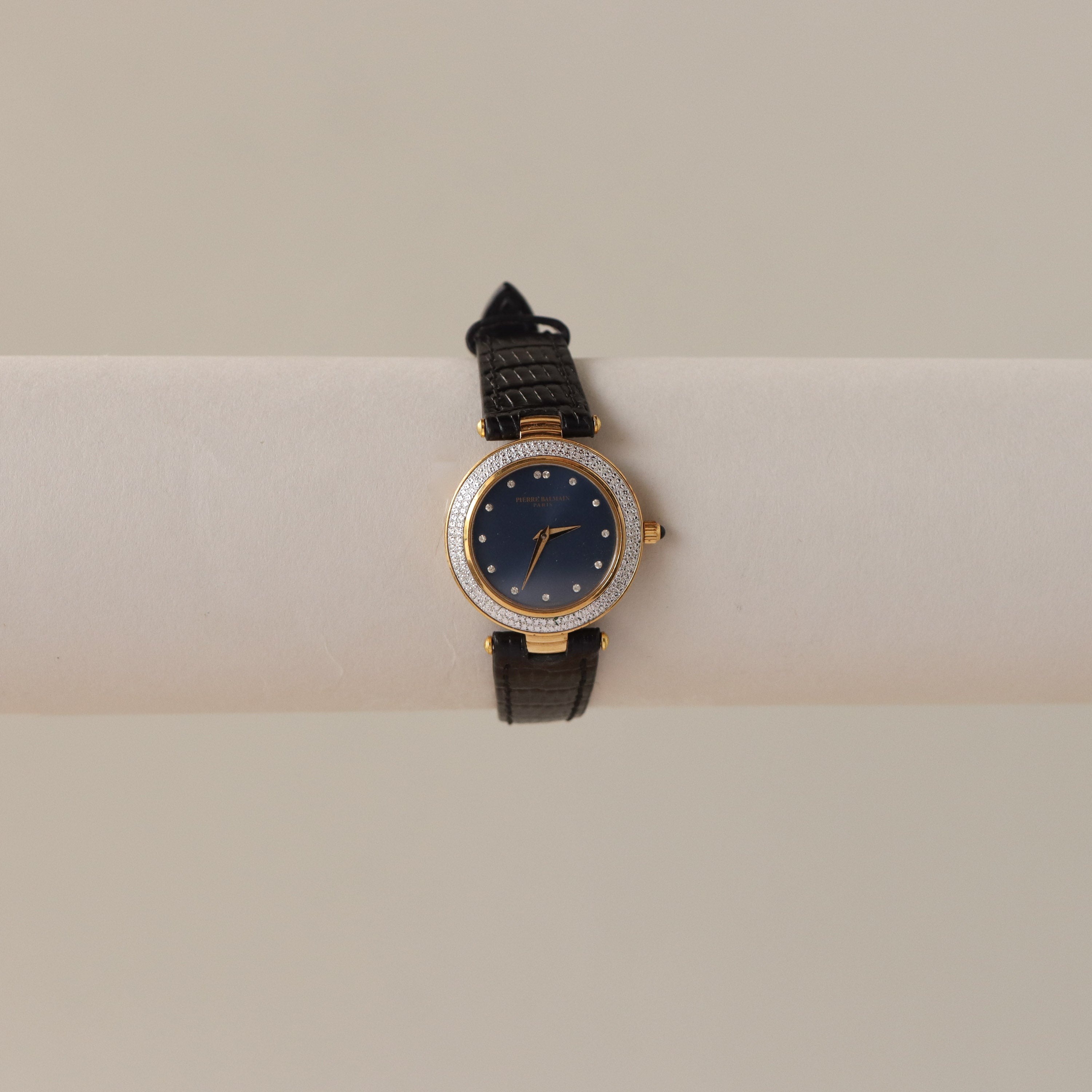 Vintage Pierre Balmain Swiss Ocean Gold Watch
