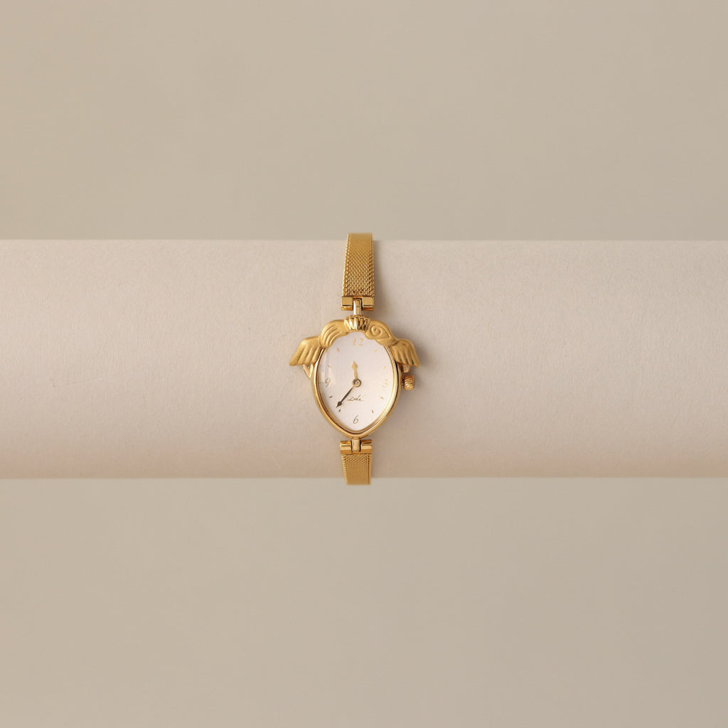 Rare Vintage Salvador Dali Wings Gold Watch