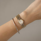 Vintage Seiko Beaded Two Tone Watch