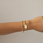 Vintage Georges Rech Oval Gold Watch