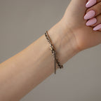 Vintage 4°C Round Chainlink Silver Watch