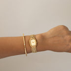 Vintage Jacques Lendl Mesh Gold Watch