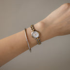 Vintage Marie Claire Pearl Two Tone Watch