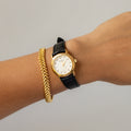 Vintage Burberrys Swiss Small Seconds Gold Watch