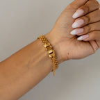 Vintage Citizen Chainlink Gold Watch